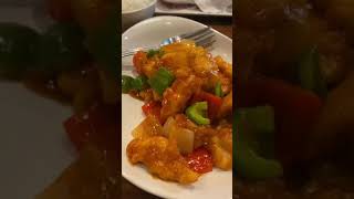 Pf changs pad thaichangs fried ricesweet n sour chicken shorts youtubeshorts pfchangs [upl. by Naoma]