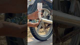 Bike Silencer overload 😅😅 trending viralvideo funny [upl. by Enyawal484]