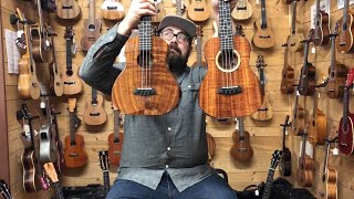 Kanile’a Ukuleles  15 models compared across all sizes  SUS [upl. by Danas]