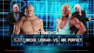 SmackDown QF Matches l Sycho Sid v Shawn Michaels l Brock Lesnar v Mr Perfect [upl. by Petey552]