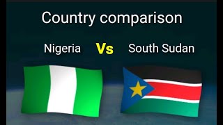 Country ComparisonNigeria Vs South Sudan fact africa Tinubu SouthSudan development Pls Share [upl. by Morville]