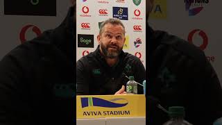 IREvFIJ Andy Farrell on Ireland debutants Gus McCarthy and Cormac Izuchukwu [upl. by Ahser]