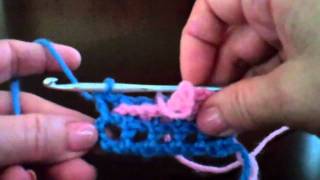 Interlocking Crochet™  5 How to End A amp B Rows [upl. by Larimor490]