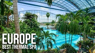 Most Amazing Thermal Spa in Europe Therme Bucharest Romania [upl. by Rabbi]