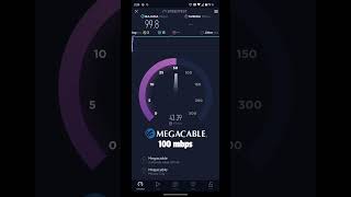 Megacable 100 Megas  Speedtest Noviembre 2022 [upl. by Bortz43]