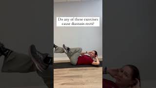 Do these exercises cause diastasis recti [upl. by Farant]