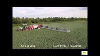 Flawborough Farms Bean Spraying Nottingham UK [upl. by Center]