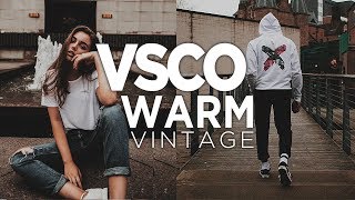 Cara Edit Warm Vintage di VSCO X Android dan iOS [upl. by Aguie]