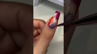 Swirl Nail Art Tutorial at Home  Quick and Easy Swirl Nails [upl. by Surad]