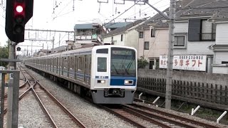 西武鉄道6000系（6107F）ひばりヶ丘駅に到着 [upl. by Neela206]