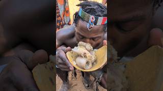 Its Fantastic 😍 Lunchtime food hadzabe tribe Favorite breakfast 😋 [upl. by Adolf]