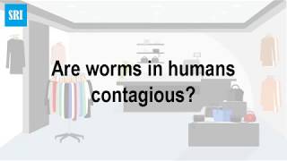 Are worms in humans contagious [upl. by Lacie370]