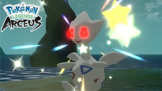 Shiny Alpha Togetic  Pokémon Legends Arceus [upl. by Anneg]