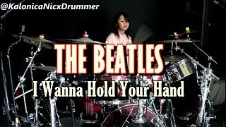 The Beatles  I Want To Hold Your Hand  Ringo Starr  Drum cover by Kalonica Nicx [upl. by Arihs]