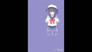 ⚠️手のみトレス素材使用⚠️点滅注意‼️ ボカロ 少女レイ イラスト [upl. by Leilani345]