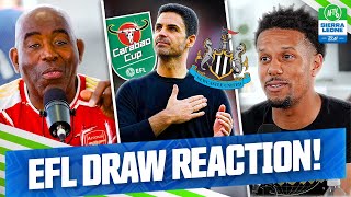 Arsenal Draw Newcastle In The Semi Finals Carabao Cup Draw Reaction  AFTV Sierra Leone Tour [upl. by Ardaid]