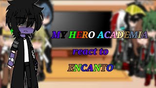 Mha react to EncantoMhaEncantoAuinspired [upl. by Anair]