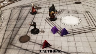 Caltrops and oil Caltrops in real life VS TTRPG [upl. by Eisyak]