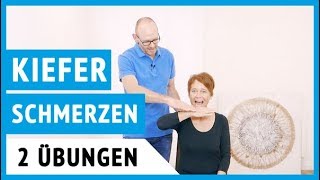 Kieferschmerzen loswerden  2 Einfache Übungen für zu Hause [upl. by Maryrose]