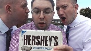 Hersheys Cookies N Creme Review  Food Review UK [upl. by Akcimahs]