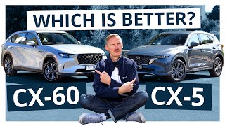 Mazda CX5 G35 Akera v Mazda CX60 G40E Evolve  Are six cylinders better than four [upl. by Fenner]