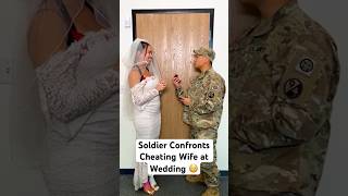 Soldier Confronts Cheating Wife at Wedding 😬 [upl. by Kazimir497]