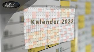 Kalender 2022 Jahrwsübersicht Libre Office Calc Tutorial [upl. by Annayram]