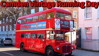 The Camden Town Vintage Bus Running Day [upl. by Atteloj]