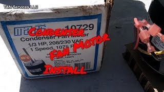 How To Install An Aftermarket Condenser Fan Motor [upl. by Ainsley327]