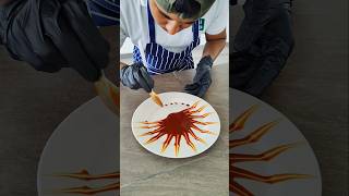 most beautiful art plate designing food plattingfoodart drawing chef fooddrawing cooking [upl. by Viglione]