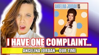 NEW ANGELINA JORDAN REACTION  OUR TIME  New Music Reaction Videos reactionvideo [upl. by Julietta]