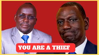 KENYA IS A COUNTRY RUN BY THIEVES RUTO HOOKED AS APOSTE MICHAEL MBAND STRIKE AT HIM AGAIN BITTERLY [upl. by Noirb]