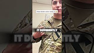 What a Stolen Valor really is stolen valor military veteran shorts militarypolice police [upl. by Ive419]