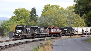 A big surprise on NS 35A at Tyrone Conrail E33 [upl. by Boeschen]