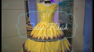 Ball gown crinoline DIY Tutorial SEW Sissi inspired dress  Sissis Original Kleid [upl. by Deidre]