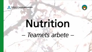 Nutrition – Teamets arbete [upl. by Kaine358]