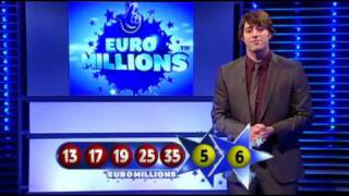 EuroMillions draw 6 mar 2009  Tragerea Euromillions 6 Martie 2009 [upl. by Eisyak]