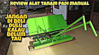 Review alat tanam padi manual buatan indo [upl. by Dart]