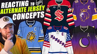 NHL Hockey Alternate Jersey Concepts [upl. by Atirehgram]