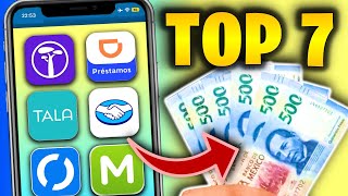 💵 Top 7 Apps de PRÉSTAMO CONFIABLES 2024 – Aplicaciones de préstamos online [upl. by Ynnep]