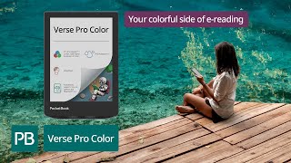 PocketBook Verse Pro Color compact ereader with color screen Ergonomic and long battery life [upl. by Auqinimod]