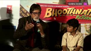 Bhoothnath Returns TRAILER Launch  Amitabh Bachchan [upl. by Siraved]