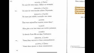 Corneille  Le Menteur  acte 5  scène 7  lecture [upl. by Kayne]