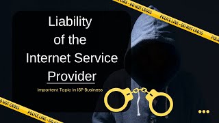 Liability of the Internet Service Provider cyberlaws isp cybercrime [upl. by Ainoz]