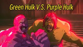 What If Green Hulk Fights Purple Hulk in 1602 [upl. by Neala]