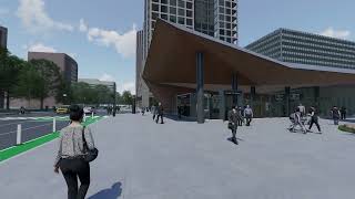 Crystal City Metro East Entrance Animated Preview [upl. by Asreht]