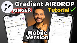 Biggest Airdrop Gradient Network  How to Join Gradient Network Airdrop on Mobile Step by Step [upl. by Gide929]