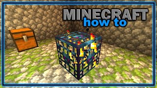 How to Find and Use a Spawner in Minecraft  Easy Minecraft Tutorial [upl. by Mckale308]