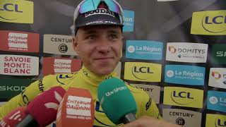 Remco Evenepoel  Interview at the finish  Stage 5  Critérium du Dauphiné 2024 [upl. by Alwitt480]