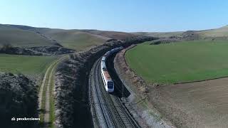 TRAINSPOTTING VOL 5603 Trenes Renfe desde un Drone UHD 4K [upl. by Hterag39]